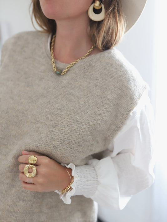 Pull sans manche Clarisse - Maison SajesMaison Sajes